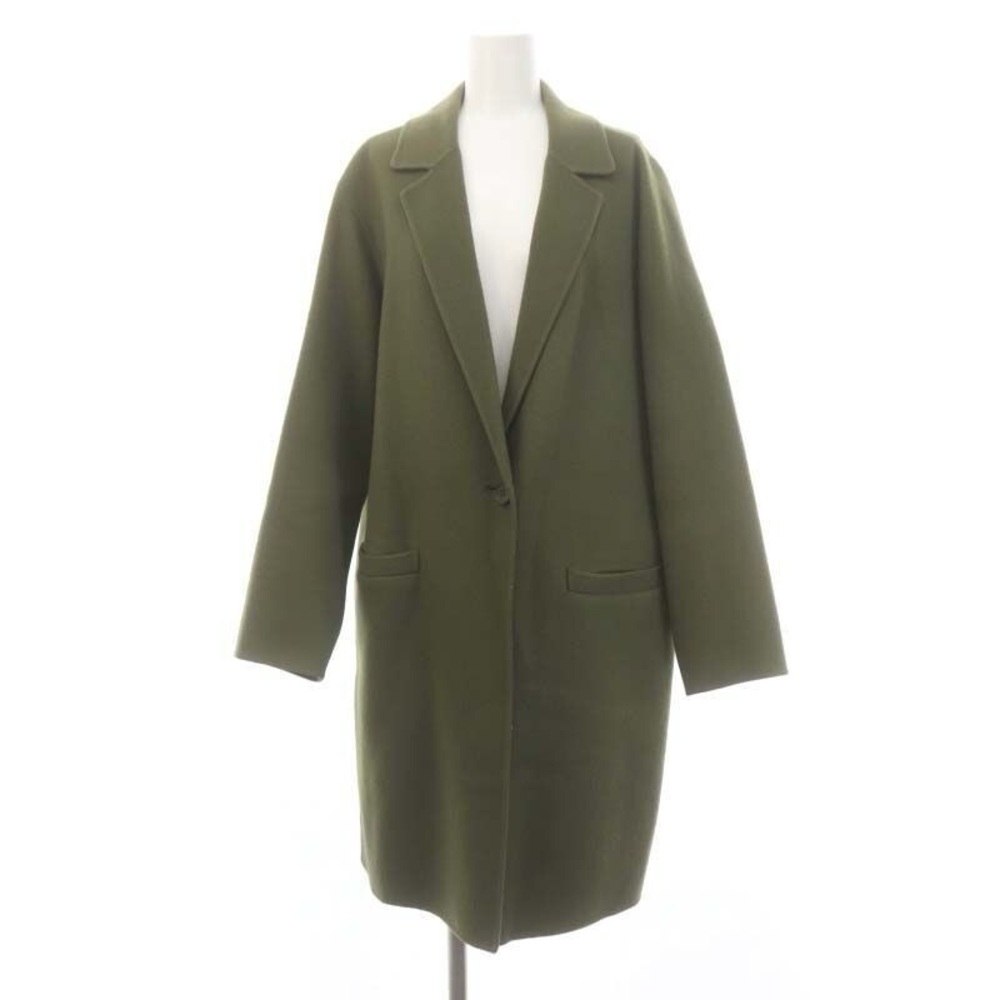 Cashmere & Wool Theory Olive Coat